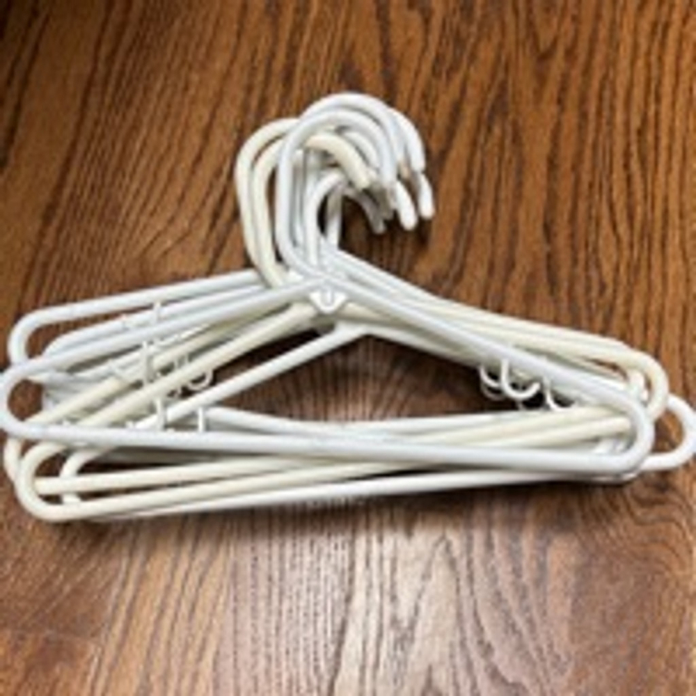 Unbranded White Kids Plastic Hangers